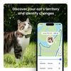 Cat Mini GPS Tracker with Activity Monitoring, Fits Any Collar (Dark Blue)
