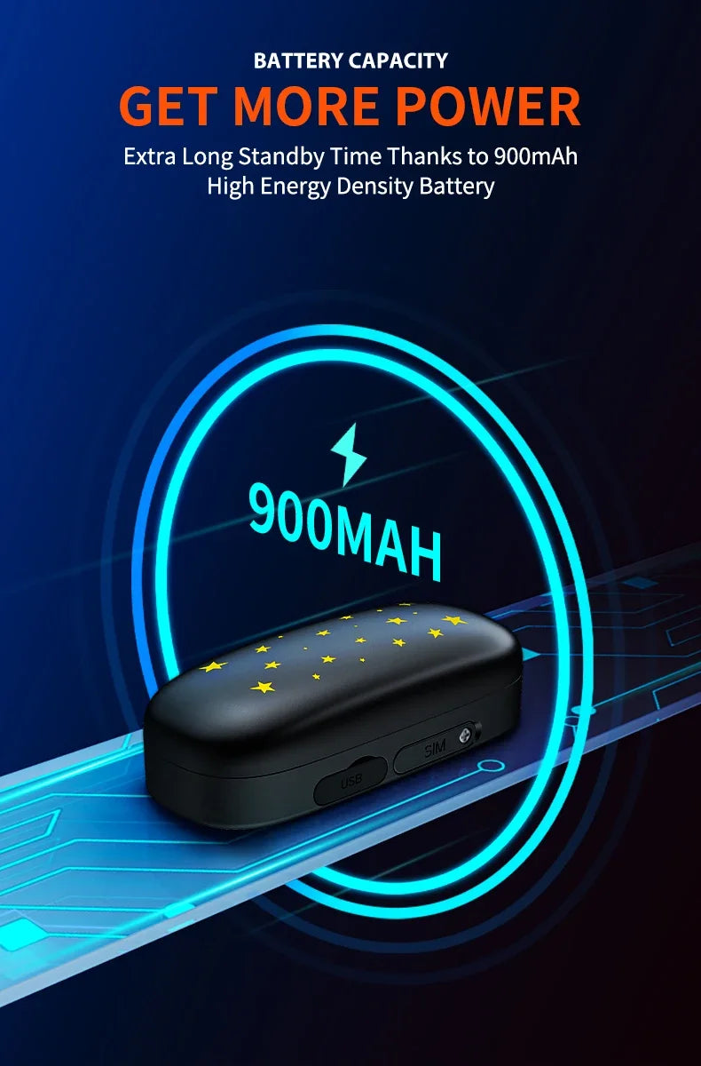 Safe & Smart RF-V53 Tracker 4G Pet Locator GPS Beidou Cat and Dog Positioning Search Anti-lost IP67 Waterproof 900 MAh Battery