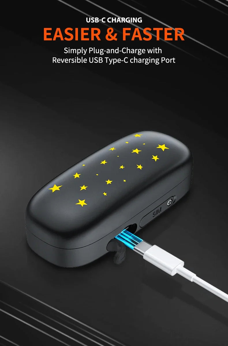 Safe & Smart RF-V53 Tracker 4G Pet Locator GPS Beidou Cat and Dog Positioning Search Anti-lost IP67 Waterproof 900 MAh Battery