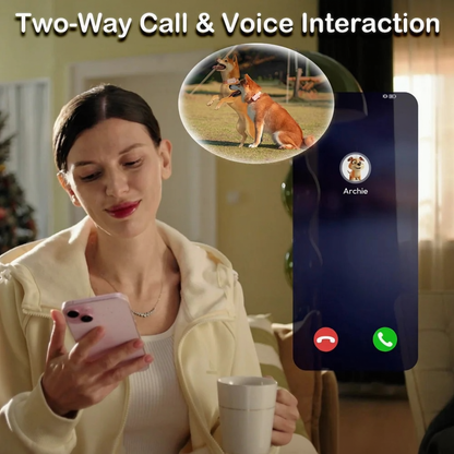 GlocalMe PetPhone Pet Smartphone GPS Wi-Fi Tracker for Dog Cat Anxiety Relief With Play Music Two-Way Call AI Health Monitoring